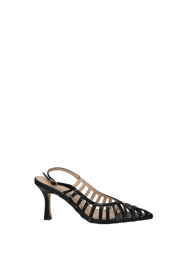 Sandali donna con tacco basso