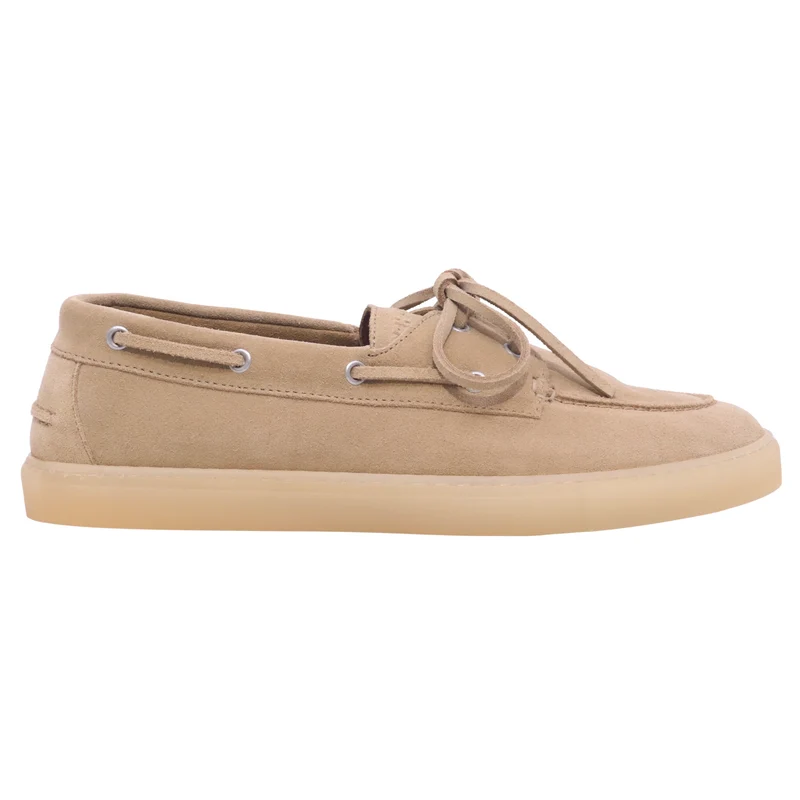 Copenhagen Studios CPH160 scarpa da barca uomo in camoscio Sand Cream