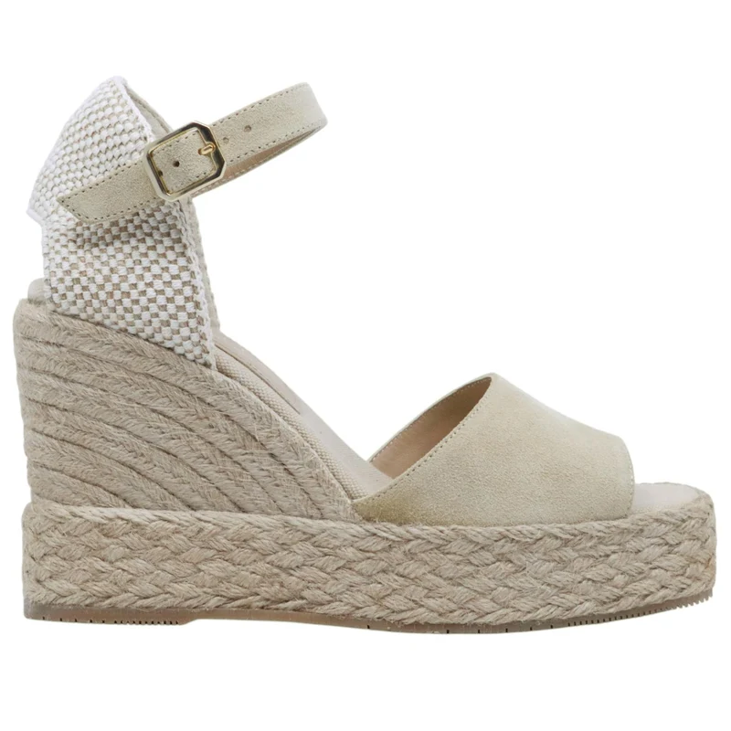 Sandalo zeppa Palomitas Fiena 27 3501 camoscio sabbia