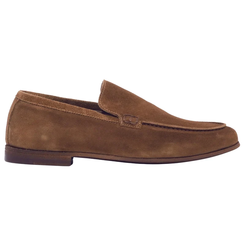 Ducanero 2969 Sensory mocassino uomo in camoscio marrone birra