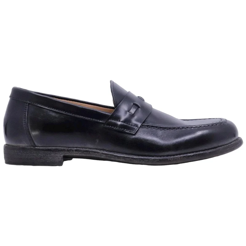 Mocassino uomo Moma 16402E in pelle nera