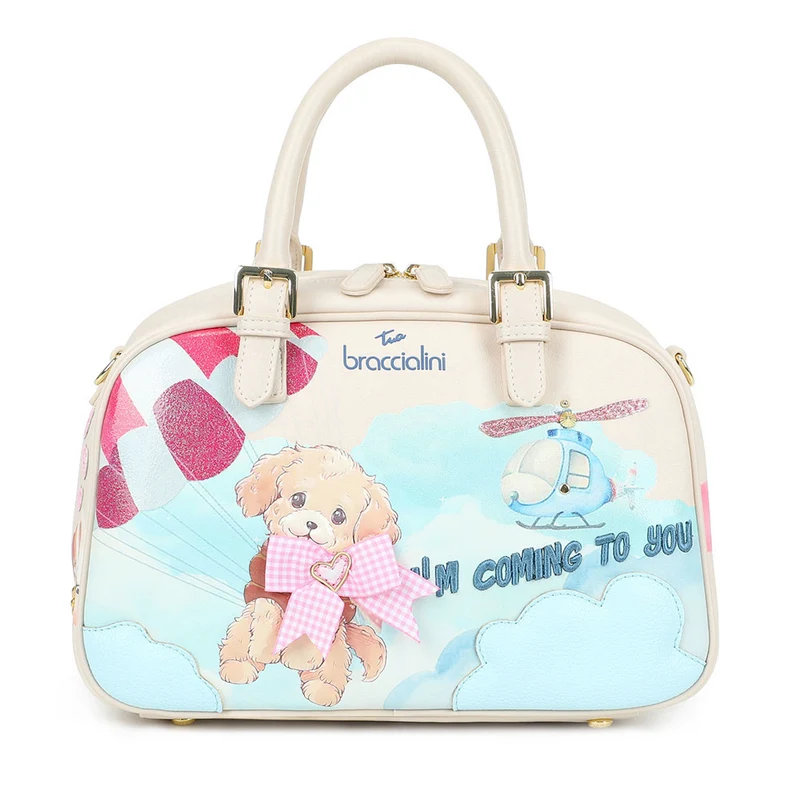 Bauletto Donna Medio BRACCIALINI linea Allround stampa I’m Coming to You