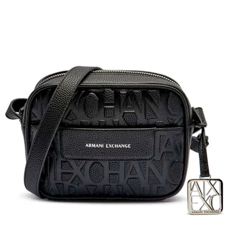Borsa Donna a Tracolla Camera Bag ARMANI EXCHANGE colore Nero Linea Liz