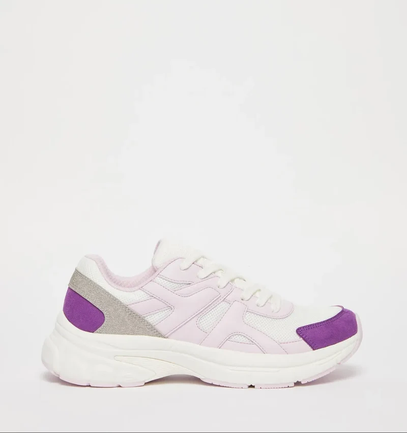 Sneaker DECIMO in tessuto tecnico e glitter