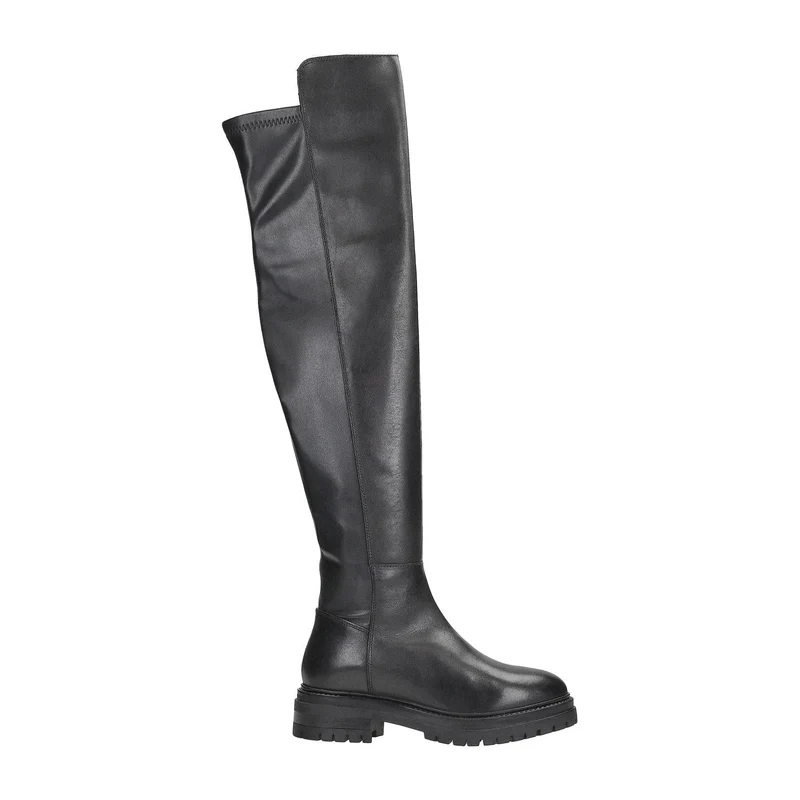 Stivali cuissardes svasati. Tacco alto 3cm