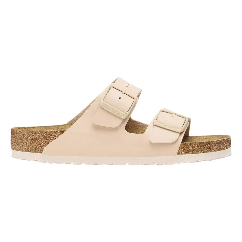 Birkenstock Arizona New Beige sandalo doppia fibbia beige
