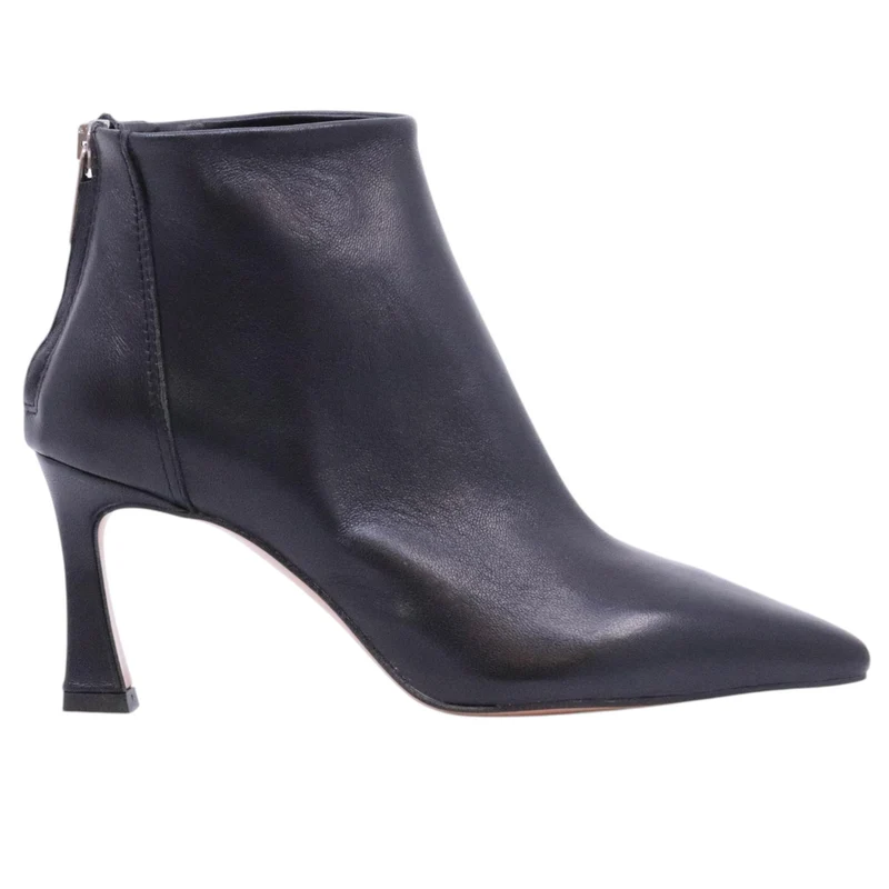 Bianca Di R786 tronchetto donna in pelle nera