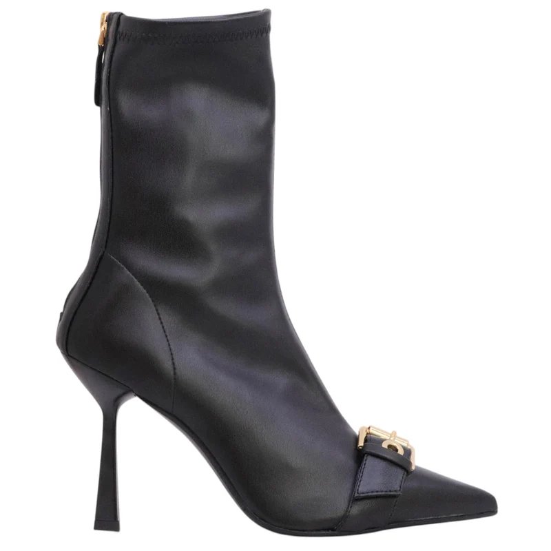 Chantal 1962 2714 tronchetto donna in pelle nera