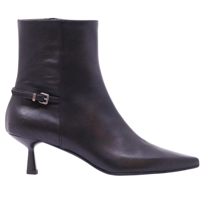 Chantal 2746 tronchetto donna in pelle nera