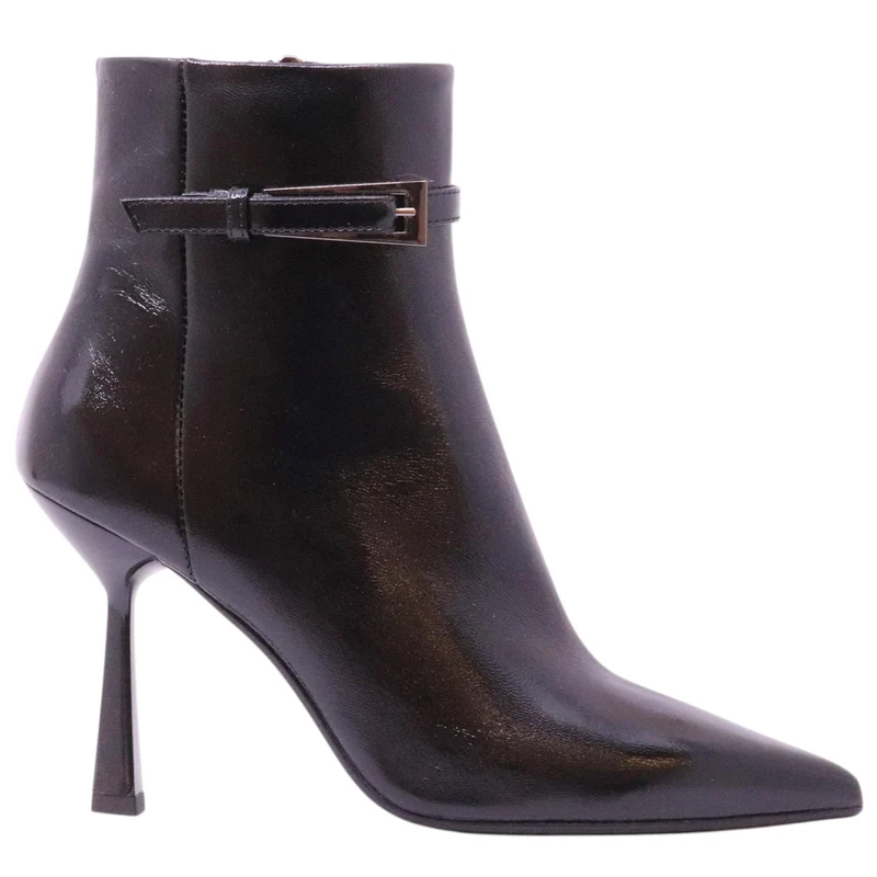 Chantal 2732 tronchetto donna pelle verlux nera