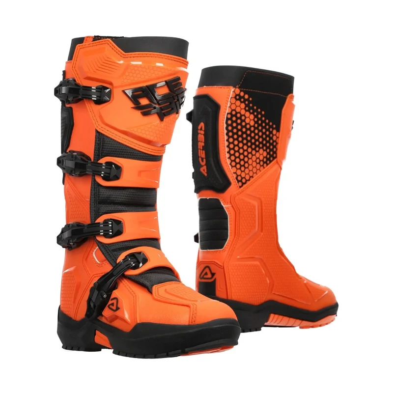 ACERBIS ARTIGLIO FUORI STRADA STIVALI DI MOTO ARANCIONE NERO