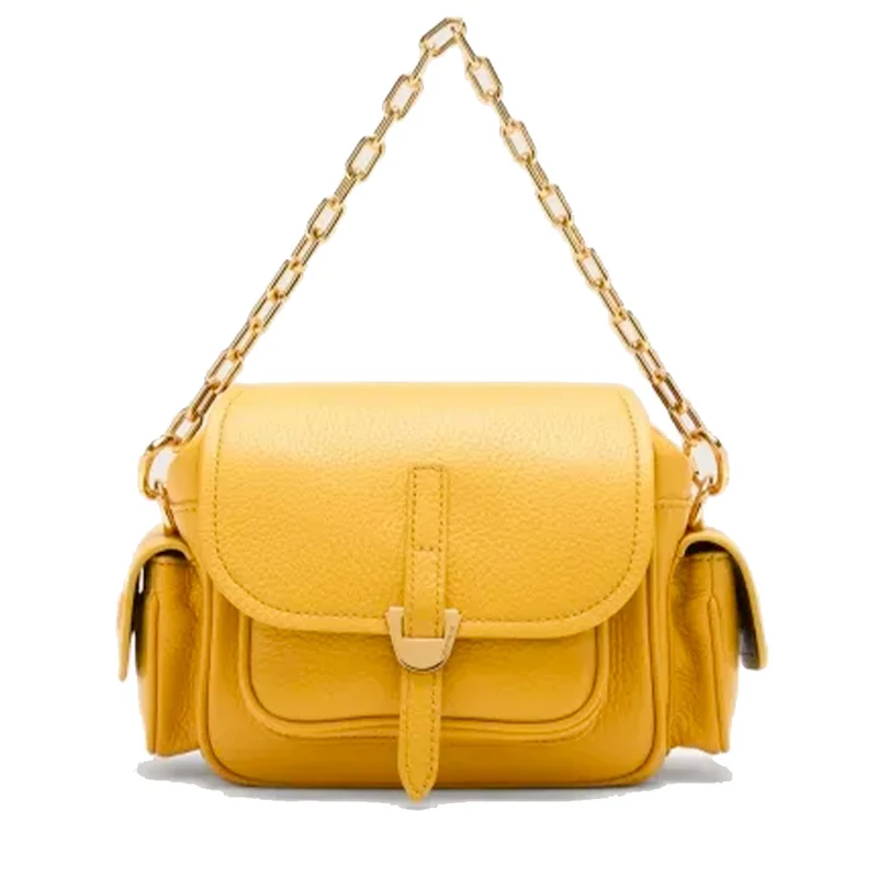 Borsa Donna a Mano COCCINELLE in Pelle Colore Soleado linea Campus Mini