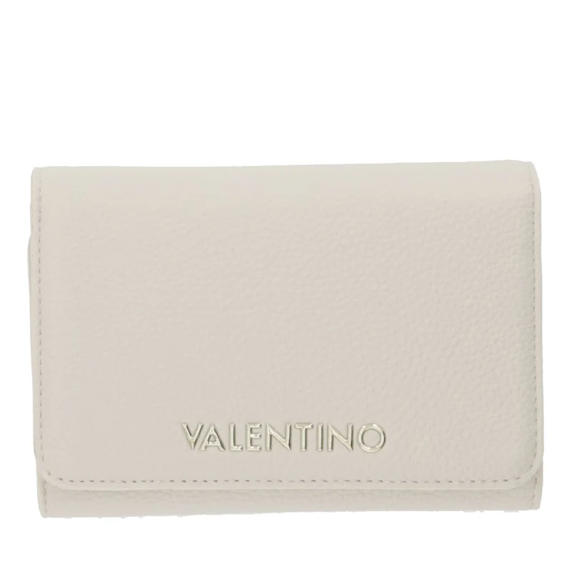 Portafoglio Donna VALENTINO BAGS Linea Brixton Colore Ecru Chiuso con Bottone