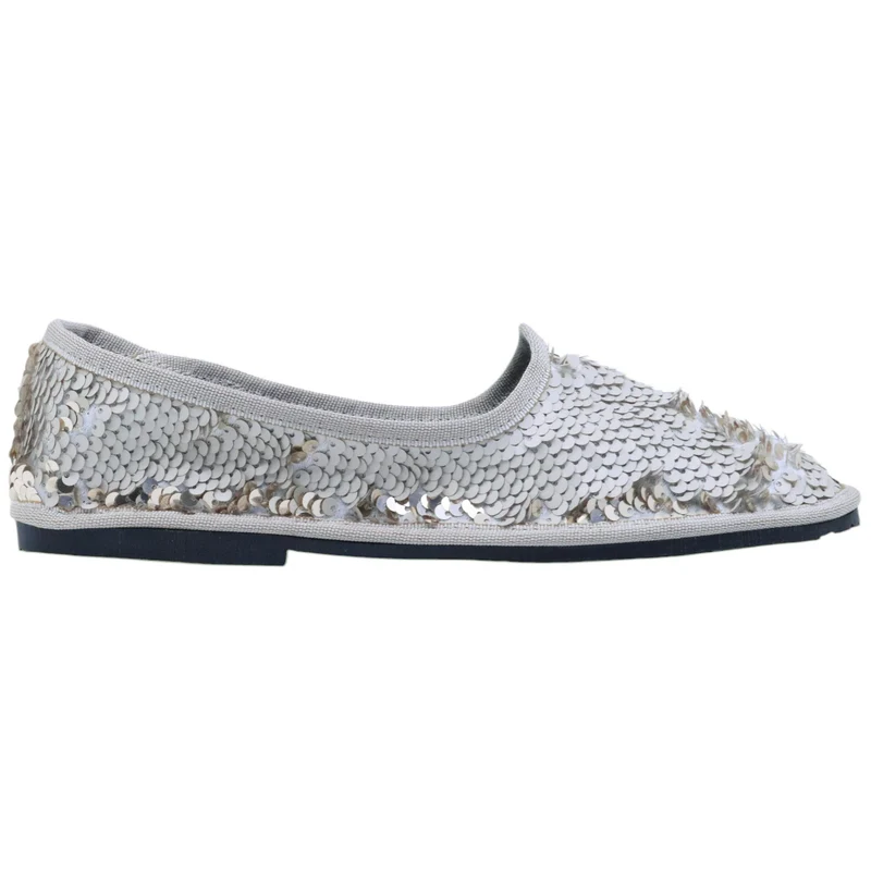 Scarpa Friulana donna Jaffè 125 in paillettes avorio