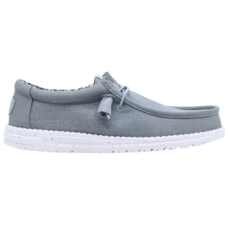 Hey Dude Wally Canvas sneaker uomo in grigio