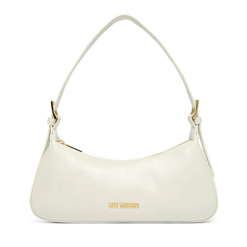 Borsa Donna a Spalla LOVE MOSCHINO in Ecopelle Soft Bianco