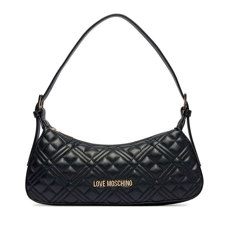 Borsa Donna a Spalla LOVE MOSCHINO in Ecopelle Trapuntata Nera