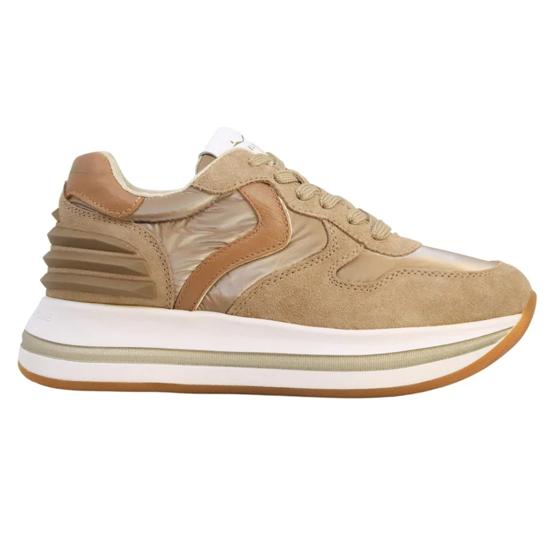 Voile Blanche Merry Sneaker donna in camoscio marrone