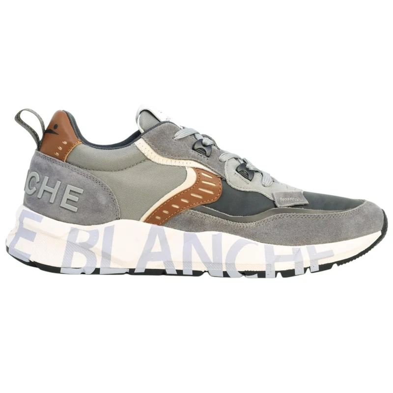 Voile Blanche Club 01 Sneaker uomo in camoscio atracite
