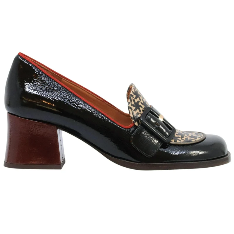 Mocassino Chie Mihara Teisin47 da donna in pelle nera