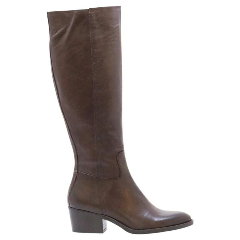 Curiositè 2125 stivale donna pelle marrone