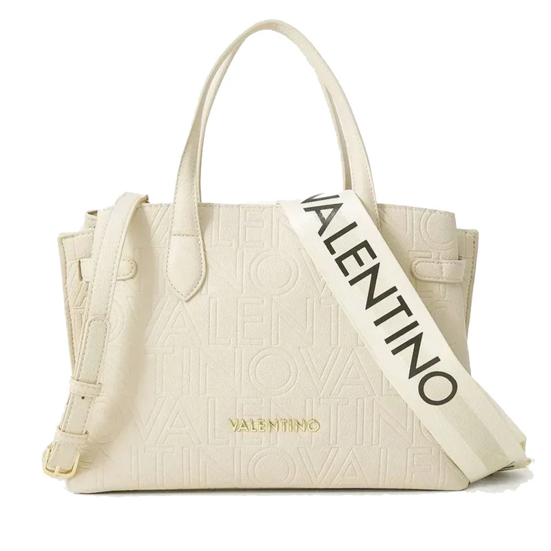 Borsa Donna a Mano VALENTINO BAGS linea Pansy colore Ecru