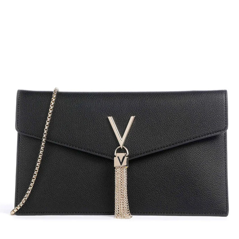 Borsa Donna Piatta a Tracolla VALENTINO BAGS linea Luxe Colore Nero