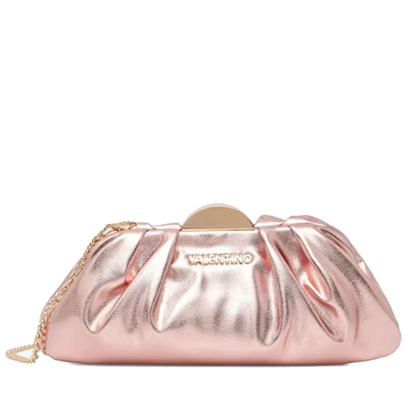 Pochette Donna con Tracolla VALENTINO BAGS linea Iside Colore Oro Rosa