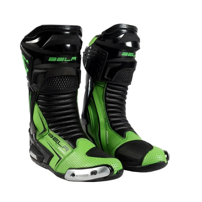 BELA SPEEDO 2.0 STIVALI DI MOTO NERO VERDE