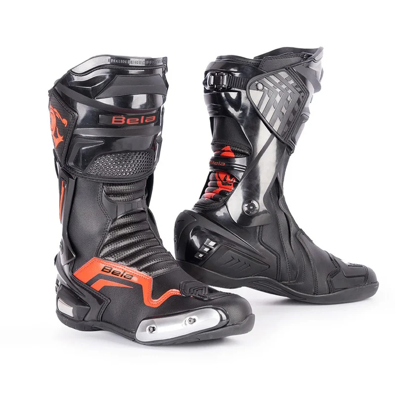 BELA SPEEDO 3.0 STIVALI DI MOTO NERO ROSSO