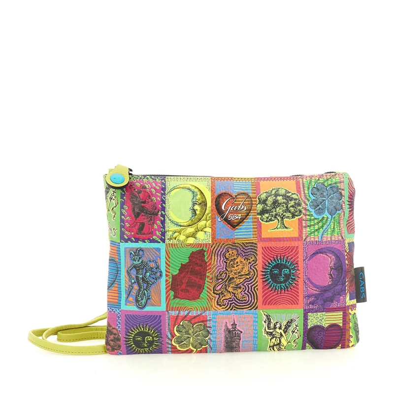 Borsa Donna a Tracolla GABS Beyonce Media in Pelle stampa Tarocchi