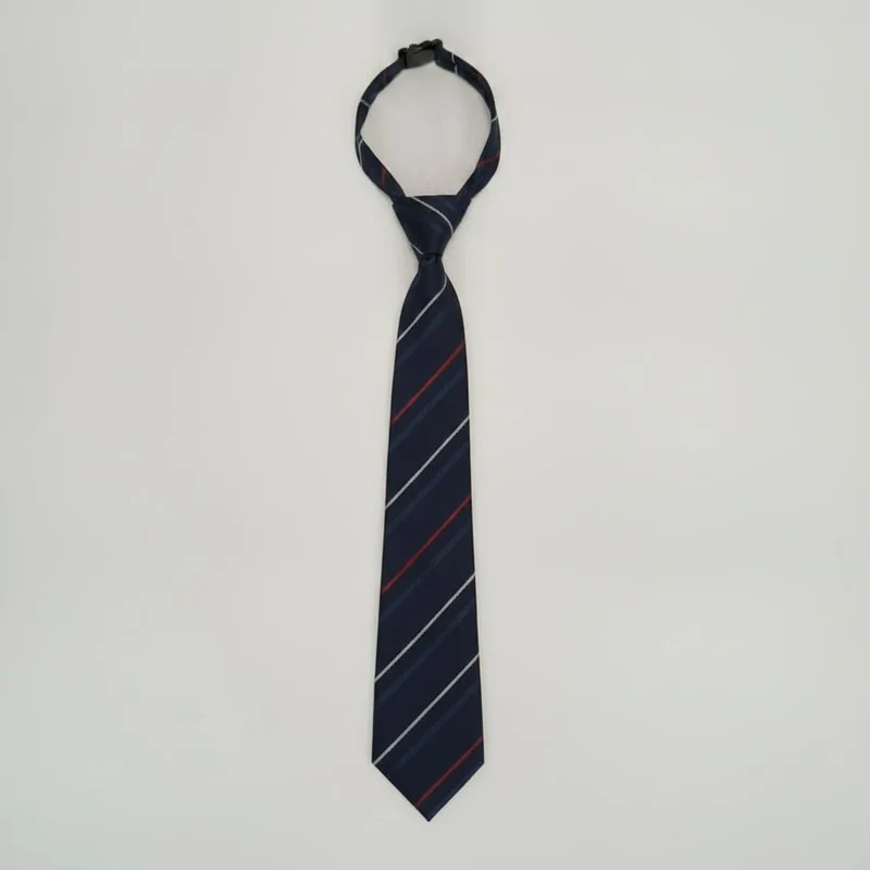 Cravatta per bambini con nodo elegante - blu bianco
