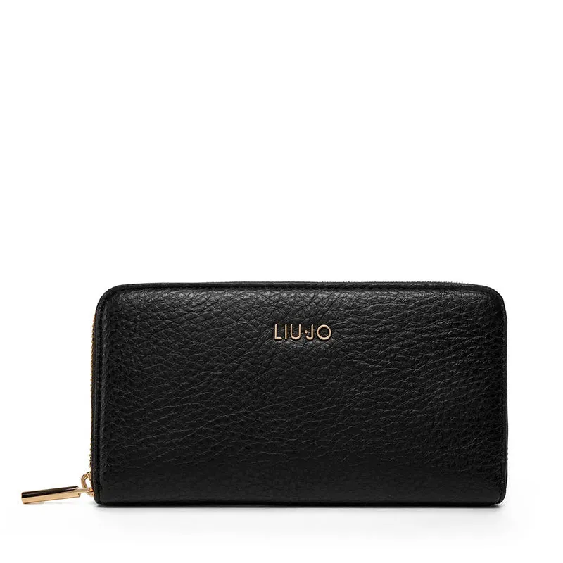 Portafoglio Donna Zip Around LIU JO Better Nero