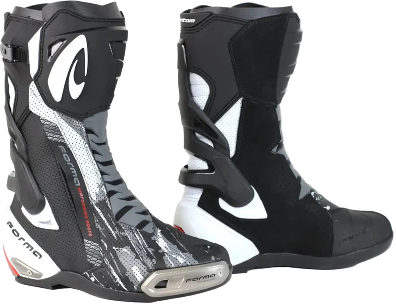 FORMA PHANTOM FLOW STIVALI DA MOTO NERO BIANCO