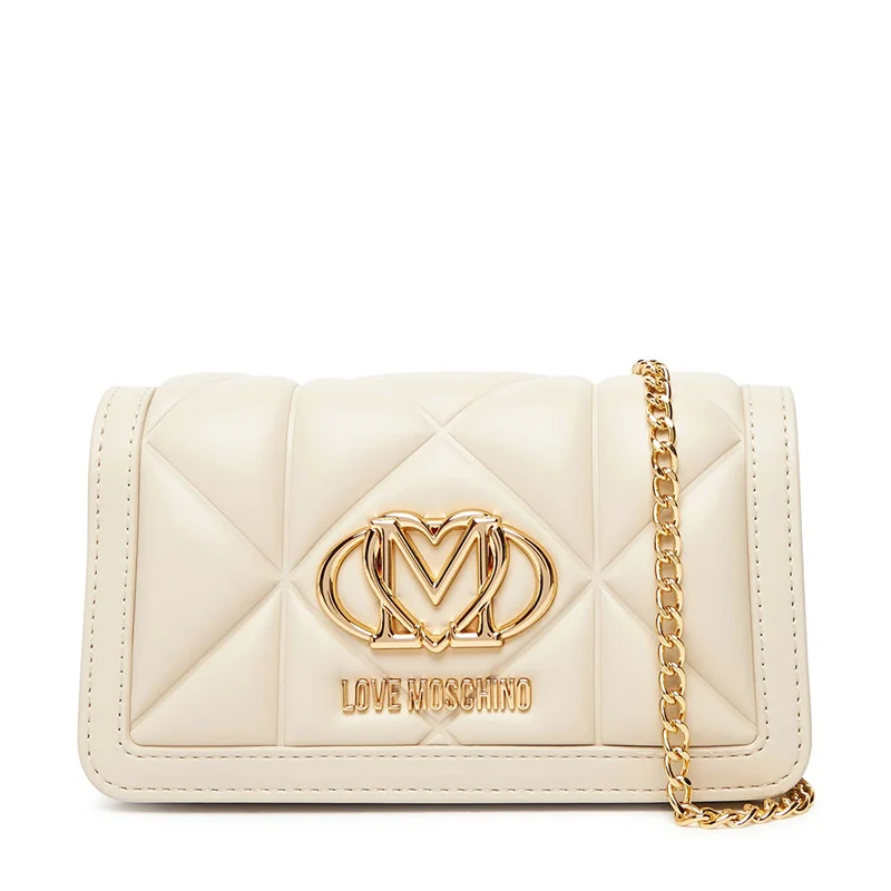 Cutch Trapuntata Donna LOVE MOSCHINO linea Embossed Avorio