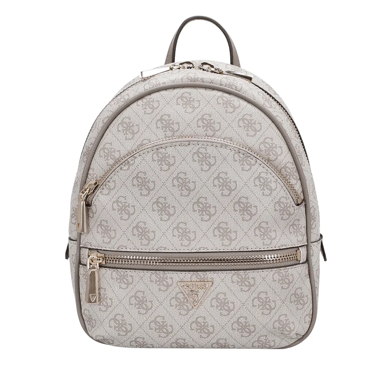 Zaino Donna GUESS Linea Manhattan Colore Dark Taupe Logo Misura Piccola