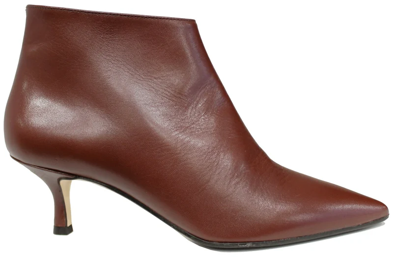 |TRONCHETTO DONNA PELLE MARRONE|