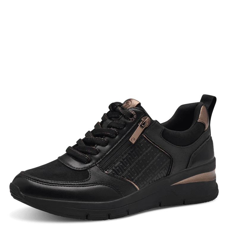 Tamaris sneaker nera memory foam