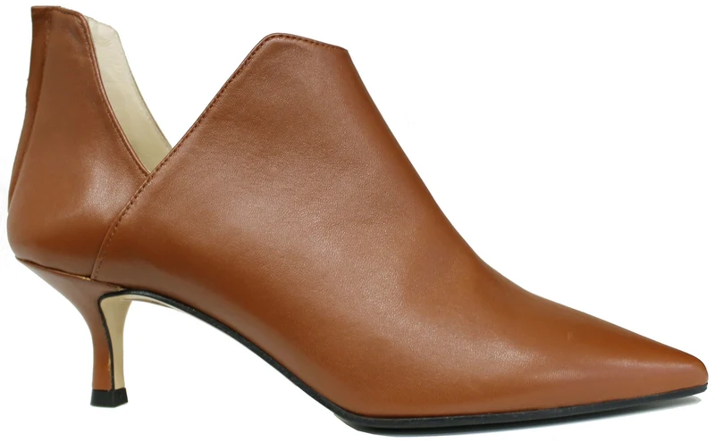 |TRONCHETTO DONNA APERTO PELLE CUOIO|
