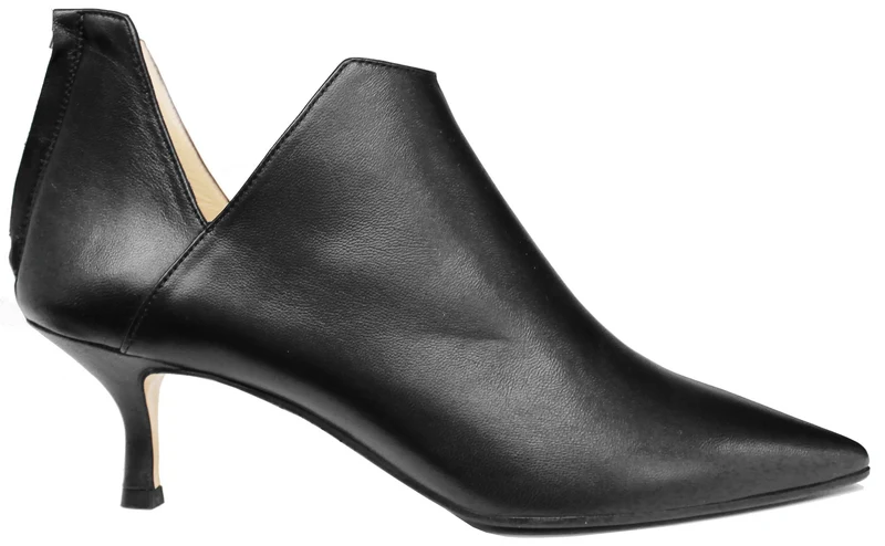 |TRONCHETTO DONNA APERTO PELLE NERA|