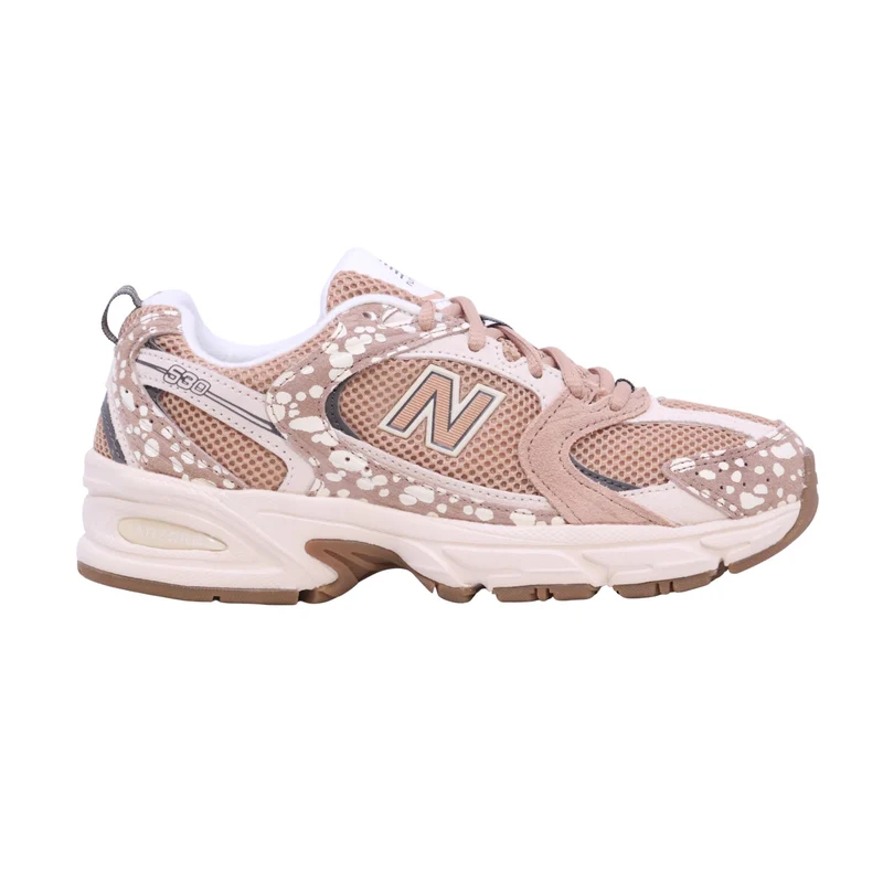 New Balance 530 Flat Taupe sneaker in tessuto taupe e rosa
