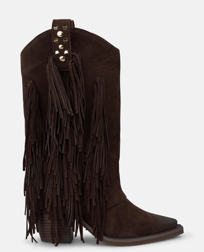 BOTA COWBOY DE ANTE CON FLECOS