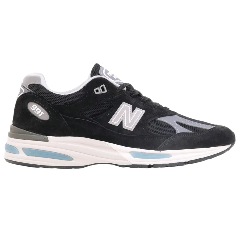 New Balance 991 sneaker unisex in tessuto e camoscio nero