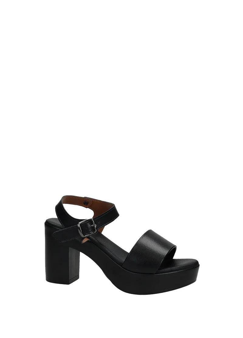 Sandali donna in PU tacco medio design 1175