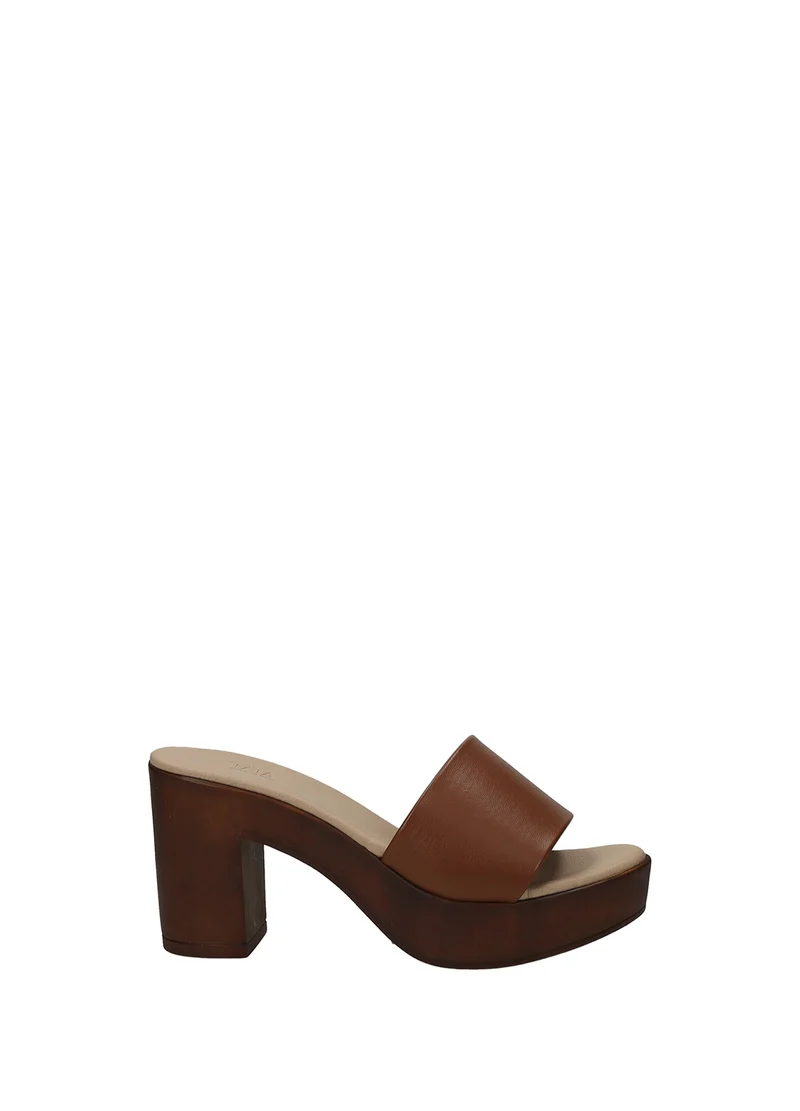 Sandali donna in PU con tacco medio