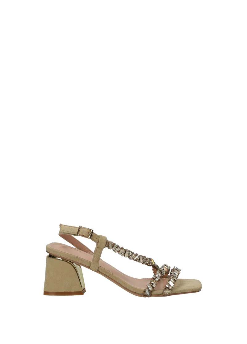 Sandali donna in PU con tacco medio