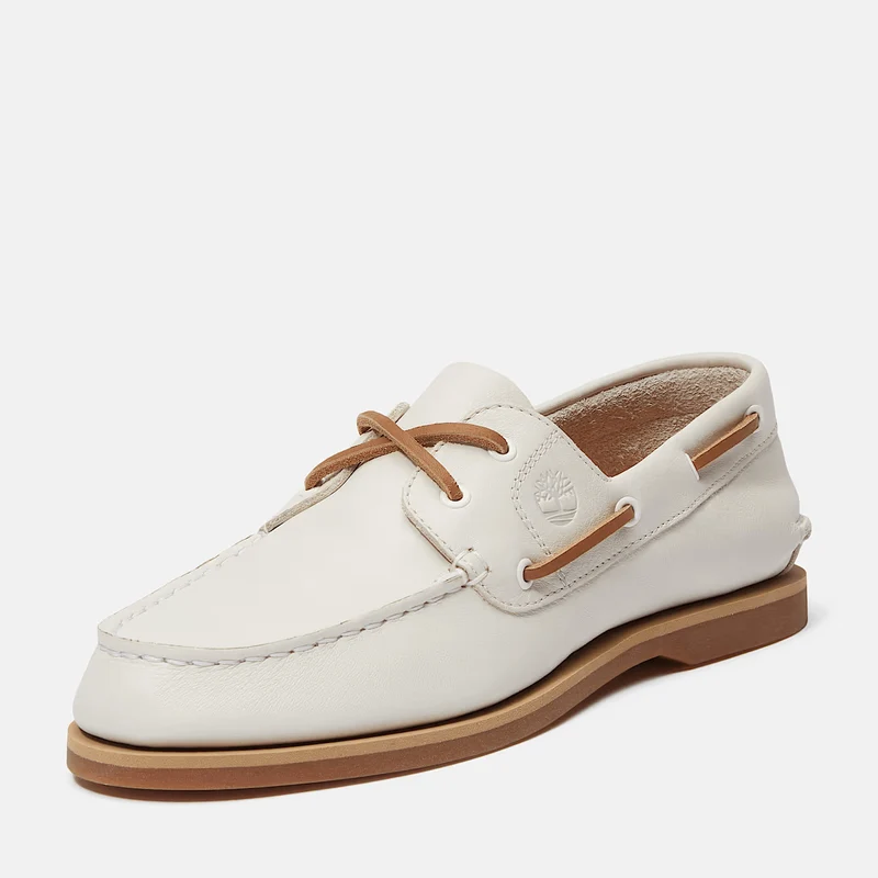 Timberland Scarpa da Barca Classic da Donna in bianco