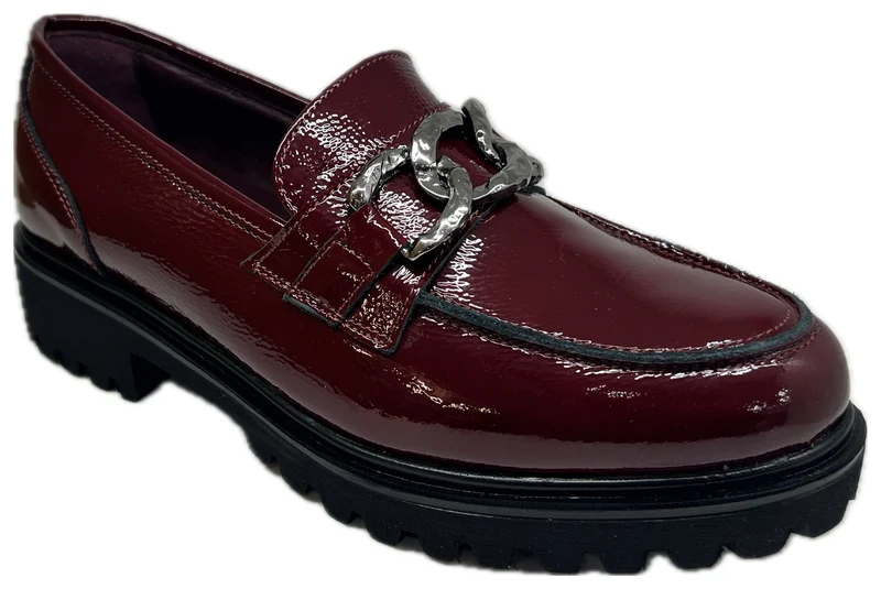 Mocassino Bordò Lucido Made in Italy