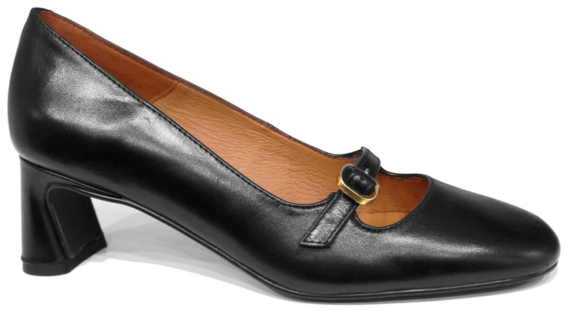 |DECOLTE' DONNA MARY JANE PELLE NERA|