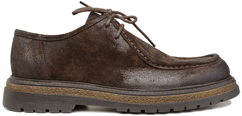 |SCARPE UOMO INGEGNERE CAMOSCIO TESTA DI MORO|